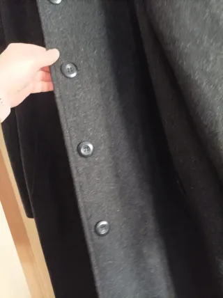 Abrigo Chaquetón Mujer  Gris Talla M