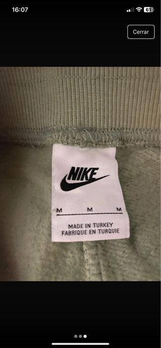 Pantalón chándal Nike verde