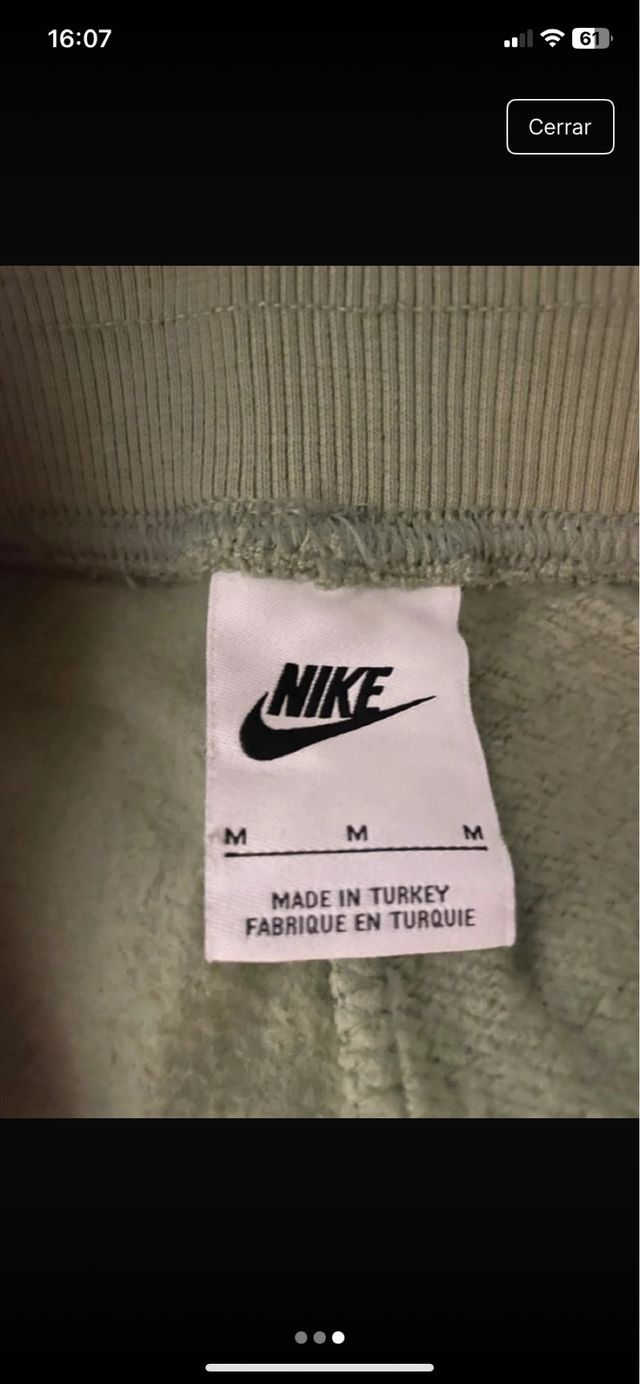 Pantalón chándal Nike verde