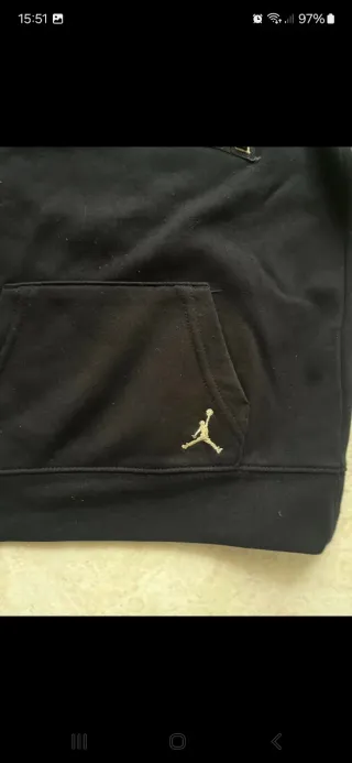 Felpa Jordan Junior Nera taglia 3/4 anni