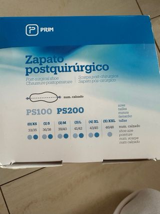 Zapato Postquirúrgico Negro