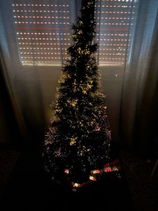 Albero di Natale Slim con Luci Integrate