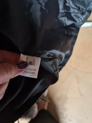 Cazadora Wild Side cuero sintético Negra con Borre