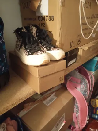 Zapatillas Zara Estampado Leopardo Talla 34