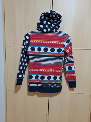Sudadera Desigual niña capucha estampada