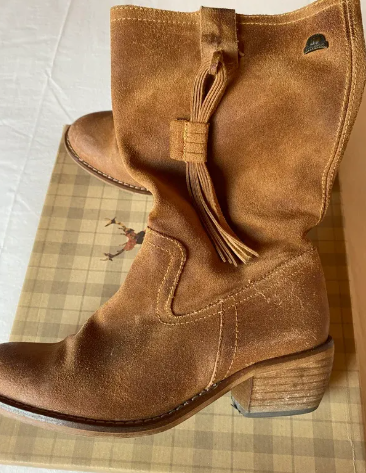 Botas Mustang Piel Marrón Talla 38