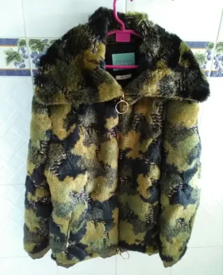 Cazadora ETIEM mujer verde y multicolor