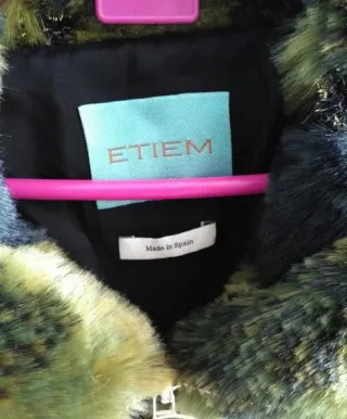 Cazadora ETIEM mujer verde y multicolor