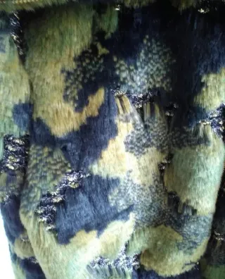 Cazadora ETIEM mujer verde y multicolor