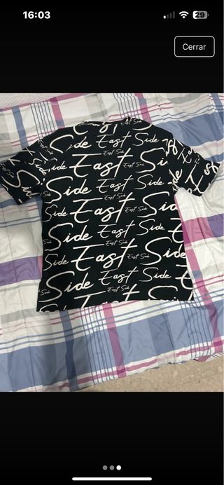 Camiseta East Side Negra