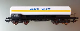 Lima Vagone Cisterna Marcel Millet H0 vintage