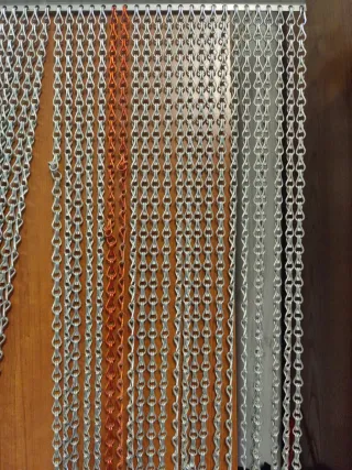 Cortina di catene in alluminio per esterni