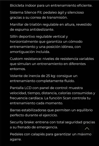 Bicicleta Indoor Cecotec