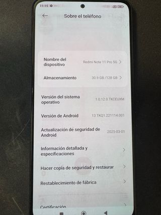 Xiaomi Redmi Note 11 Pro 5G