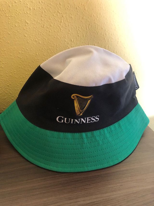 Berretto bucket Guinness nero e verde