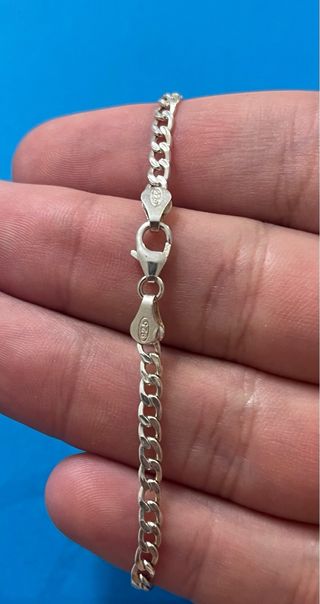 Hermosa Pulsera Con San Benito Plata 925