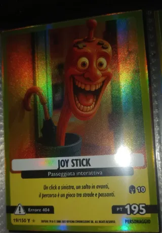 Card Joy Stick Passeggiata Interattiva