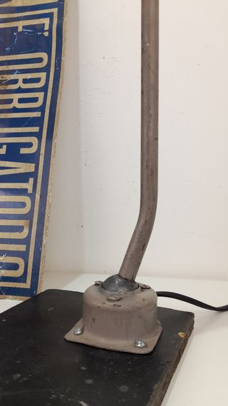 Lampada industriale vintage metallo