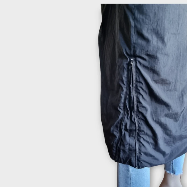 Chaquetón unisex negro talla única