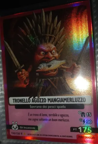 Tronello Aguzzo Mangiamerluzzo - Carte Gioco