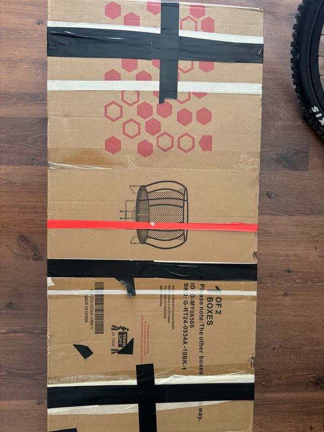 Cama elástica exterior negra