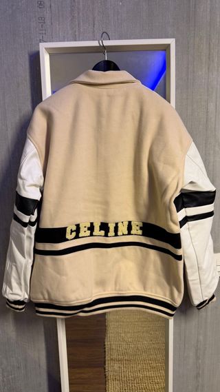 Cazadora Celine Beige y Blanca