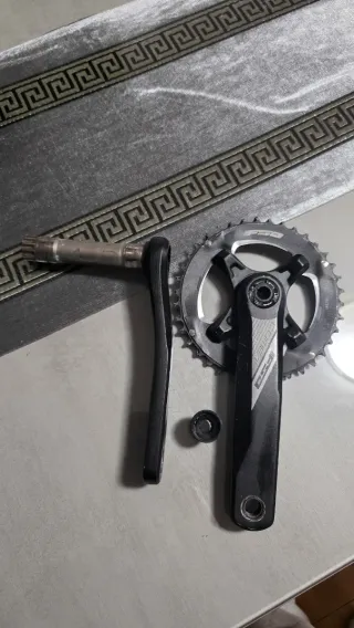 Bielas mono plato FSA Comet