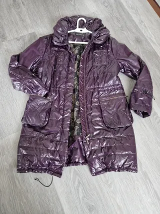 Praka acolchada mujer morada