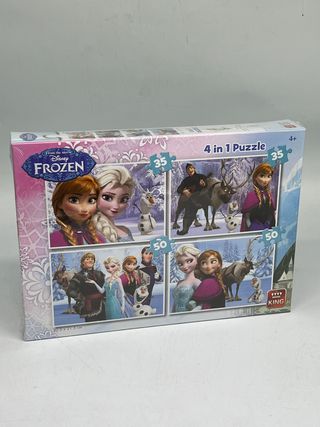 disney frozen puzzle 35pz 4 in 1 nuovo