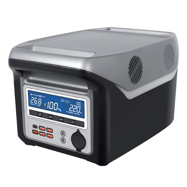 Batería solar portátil + panel solar 1000W