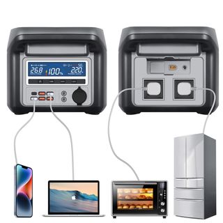 Batería solar portátil + panel solar 1000W