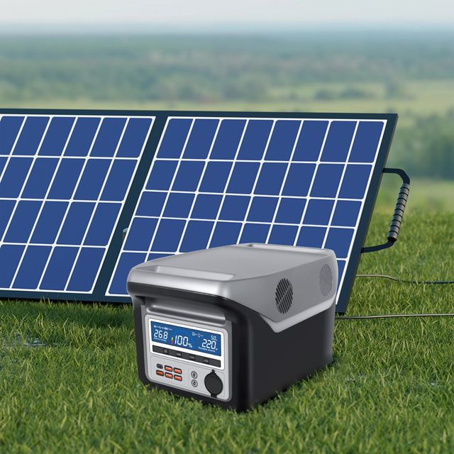 Batería solar portátil + panel solar 1000W