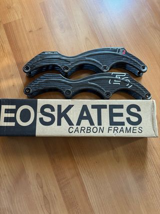 Chasis Carbono Patines Velocidad EO SKATES 4x100mm