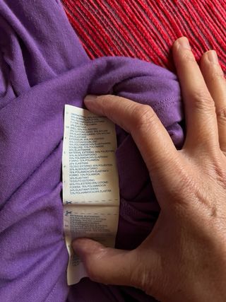 CAMISETA DEPORTIVA MORADA  REEBOK MUJER