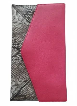 Bolso de mano estampado serpiente