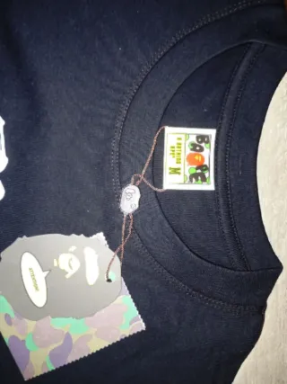 Maglia Bape Nera Taglia M