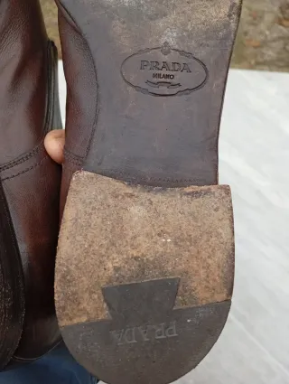 Scarpe stringate uomo PRADA marroni