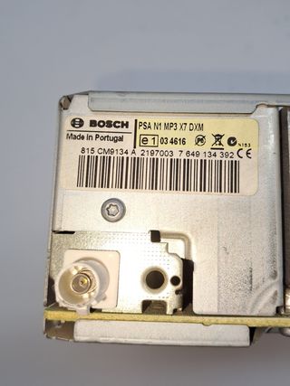 SISTEMA AUDIO / RADIO CD CITROEN BERLINGO (2)