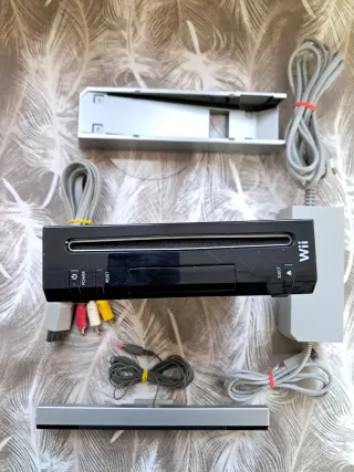 Nintendo Wii Console Nera