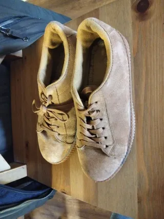 Zapatillas deportivas beige talla 39