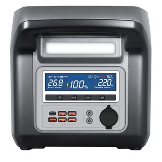 Batería Solar Portátil 1500W + Panel Solar