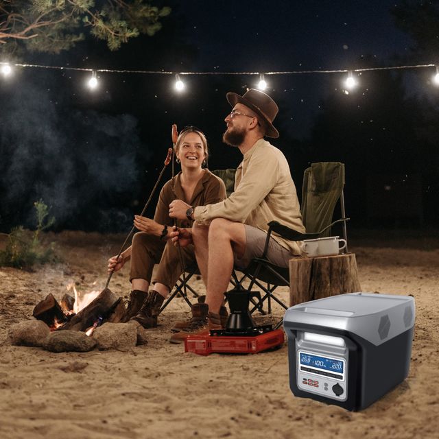 Batería Solar Portátil 1500W + Panel Solar