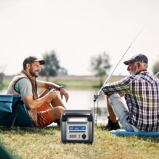 Batería Solar Portátil 1500W + Panel Solar