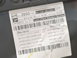 GUARNECIDO PUERTA DELANTERA DERECHA SEAT LEON (5F1) (2)