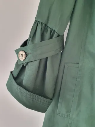 Chaqueta gabardina verde