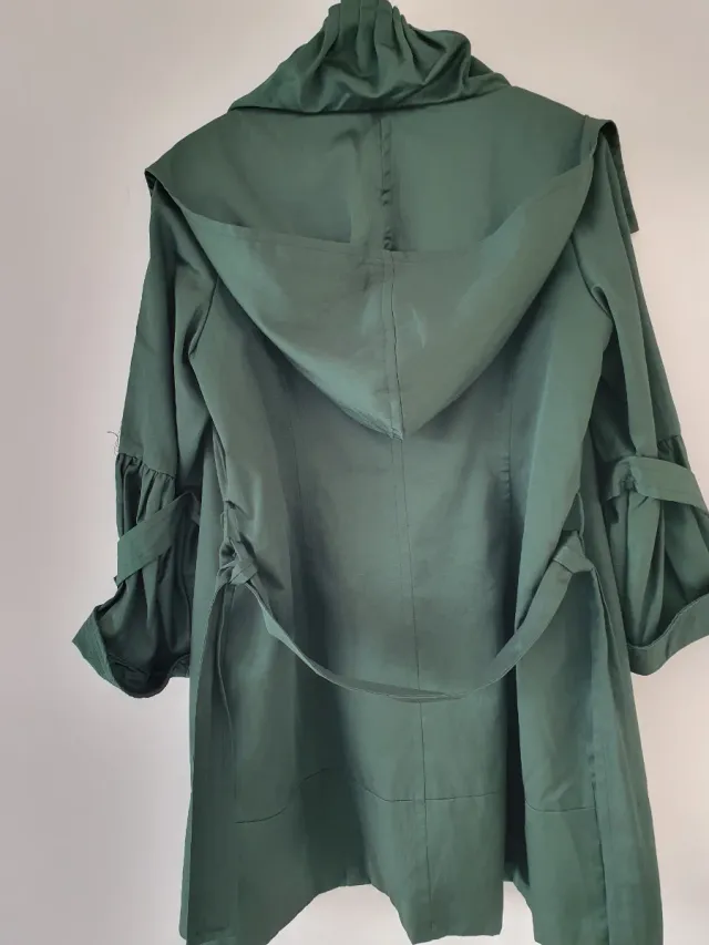 Chaqueta gabardina verde