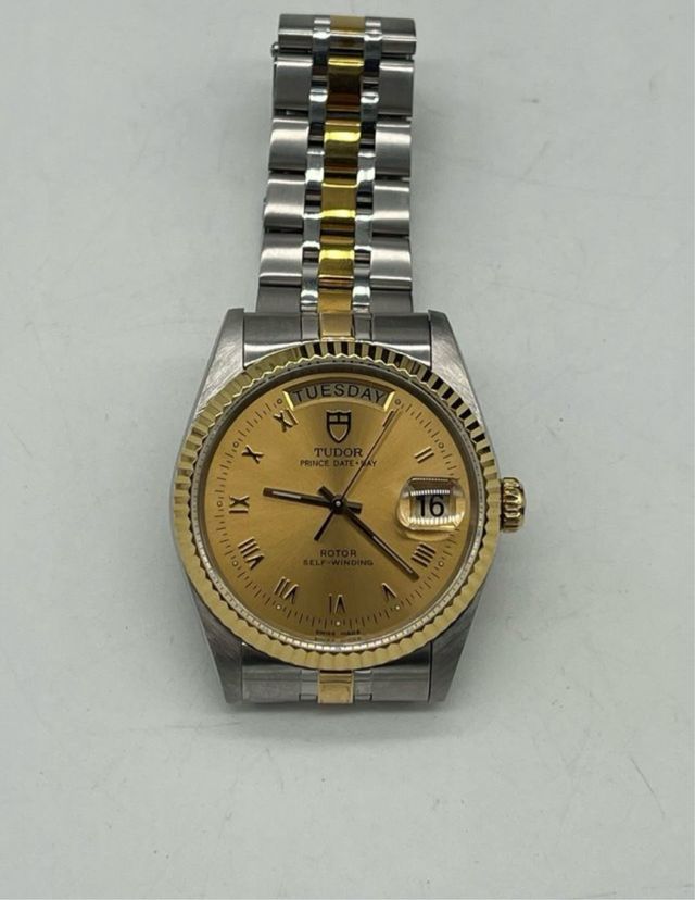 Tudor Prince Day-Date Oro Acero