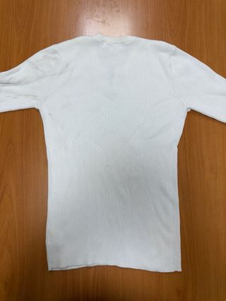 Camiseta Guess Manga Larga Blanca