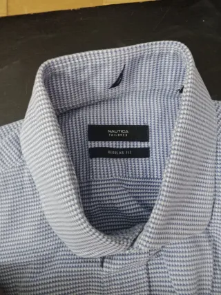 Camisa NAUTICA azul talla L