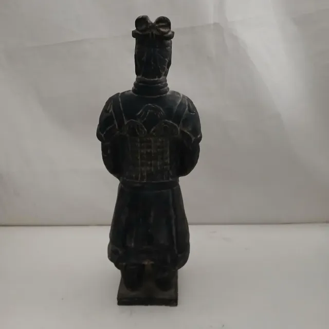 Grande figura guerriero in terracotta